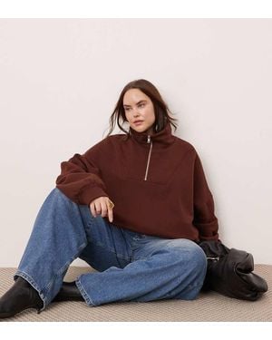 Designer half zip sweatshirt shop