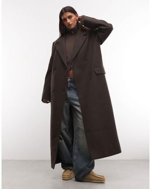 Weekday Logan mantel aus wollmix - Schwarz