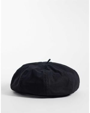 ASOS Causal Cotton Mix Beret - Blue