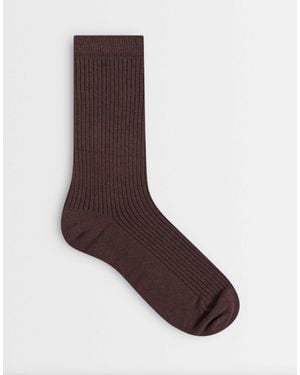 ASOS Gerippte socken - Braun