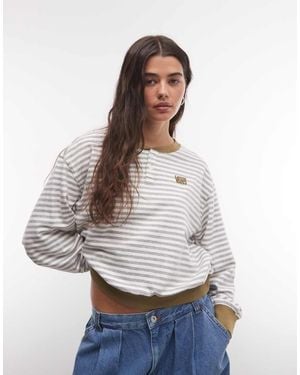 Vans Molly Henley Pullover Shirt - Grey
