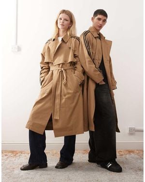 adidas Originals Adicolour Trench Coat - Natural