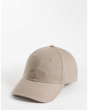 Calvin Klein Jeans Embroidery Baseball Cap - Natural