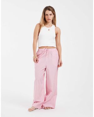 Only Petite – weit geschnittene hose - Pink