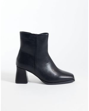 SEQWL Wide Fit Fisher mid-stiefeletten mit blockabsatz - Blau