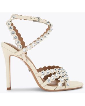 KG by Kurt Geiger Slideaway Heeled Sandals - Metallic