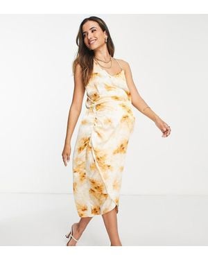 Missguided white satin dress hot sale