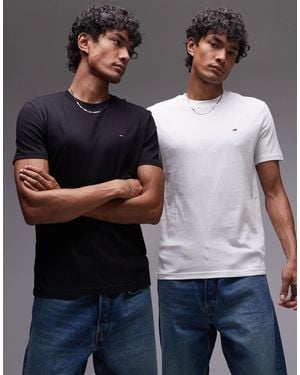 Tommy Hilfiger Extra Slim 2 Pack T-shirts - Blue