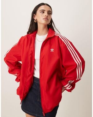 adidas Originals Firebird – oversize-trainingsjacke - Rot