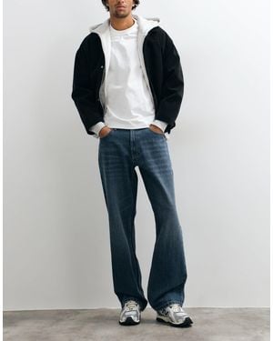 Collusion X008 Relaxed Straight Leg Jeans - Blue