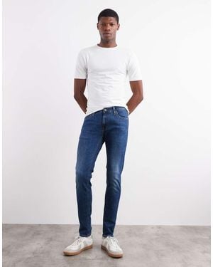 Jack & Jones Intelligence Liam Skinny Fit Stretch Jeans - White