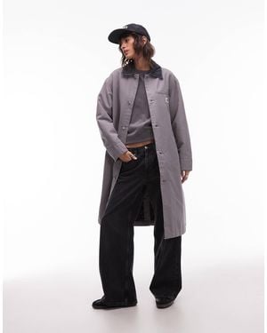 Carhartt Webster Longline Coat - Blue