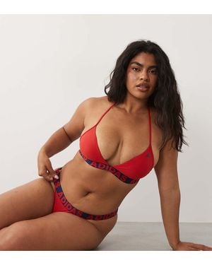 adidas Originals Adidas Plus Tie Swim Bikini - Red