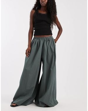 ASOS Superwijde Broek - Zwart