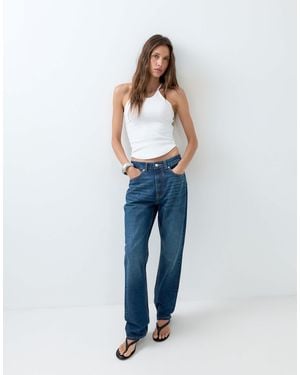 ASOS – 90er-jahre straight jeans - Blau