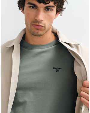 Barbour Essential Sports Logo T-shirt - Green