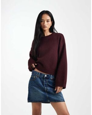 Levi's Icon Denim Mini Skirt - Red