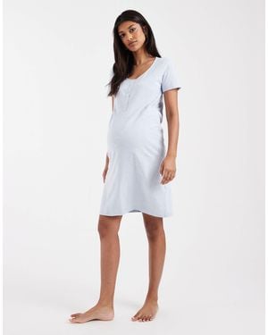 Mama.licious Mamalicious Maternity Nightdress With Nursing Function - White