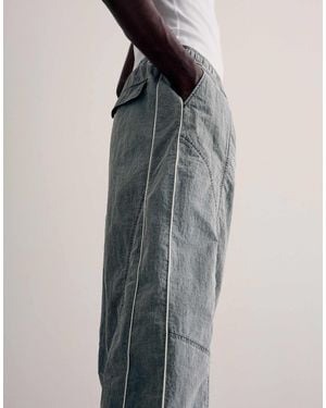 Bershka – superweite funktionshose - Grau