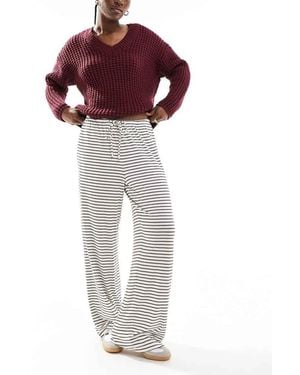 Cotton On Blair Wide Leg Trousers - Red