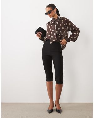 Jdy Blouse Met Strikdetails - Bruin