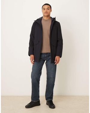Mango Performance Hooded Rain Jacket - Blue
