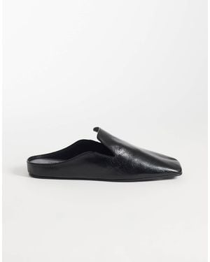 ASOS Maude Premium Slipper Mules - Black