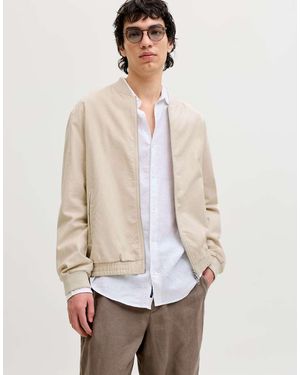 Jack & Jones Bomber Jacket - White