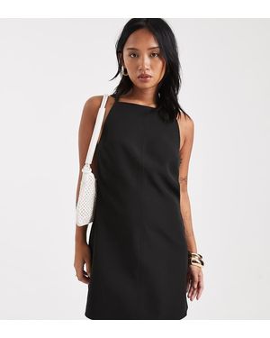 Vero Moda Cami Strap Racer Fitted Mini Dress - Black
