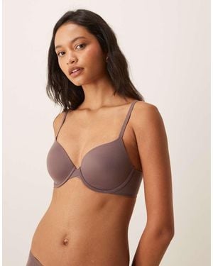 Calvin Klein Perfectly Fit Licht Gevoerde Bh - Bruin