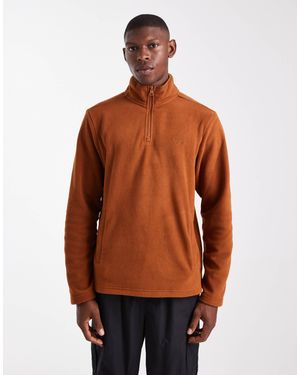 Threadbare – fleeceshirt - Braun