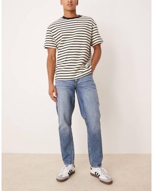 ASOS Tapered Fit Jeans - Blue