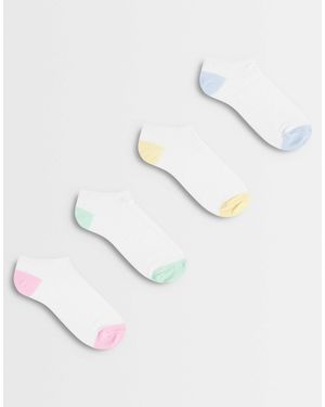 New Look 4 Pack Trainer Socks - White