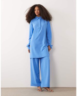 Iyal Pantalones Azules De Pernera Slim De (Parte De Un Conjunto)
