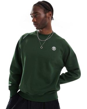 Aape By A Bathing Ape Aape By A Bathing Ape Logo Sweatshirt - Green