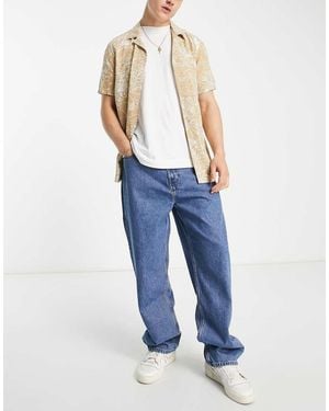 Weekday Galaxy Loose Straight Jeans - Blue