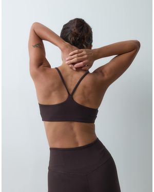 ARKET Co-ord Soft Seamless Sports Bra - Brown