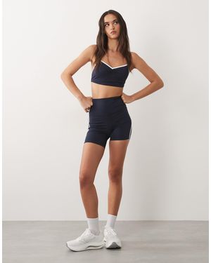 4505 Short legging - Bleu