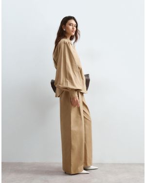 ARRANGE Premium Structured Pants Co-Ord - White