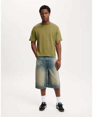Cotton On Cropped Fit T-Shirt - Green