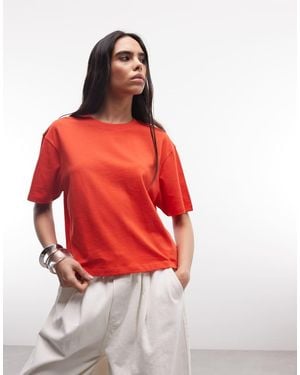 Collusion T-Shirt Met Korte Mouwen - Rood