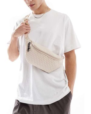 ASOS Marsupio Trapuntato Color Écru - Bianco