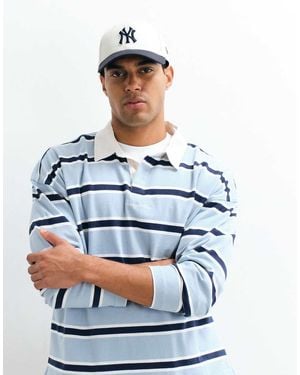 Cotton On Boxy Fit Rugby Poloshirt - Blauw