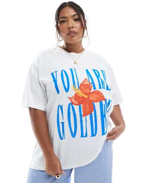 Renee Studio Renée studio plus – exklusives t-shirt - Blau