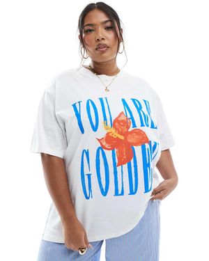 Renee Studio Renée studio plus – exklusives t-shirt - Blau