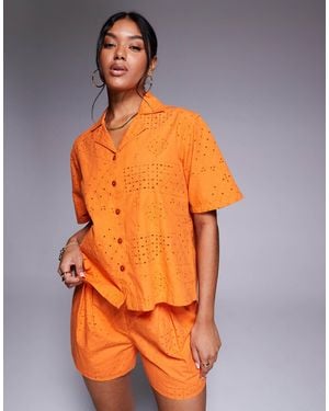 River Island – hemdbluse - Orange