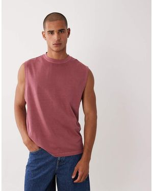 ASOS Heavyweight Oversized T-Shirt - Red
