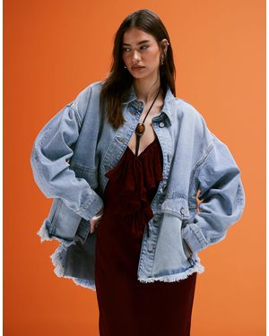 AllSaints Hettie Denim Shacket - Blue
