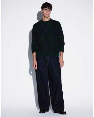 ASOS Vaqueros De Pernera Ancha En Crudo-Azul
