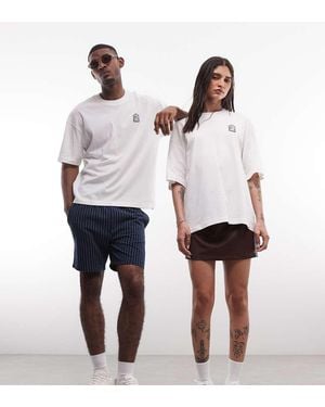 Reebok T-Shirt Met Logopatch - Wit